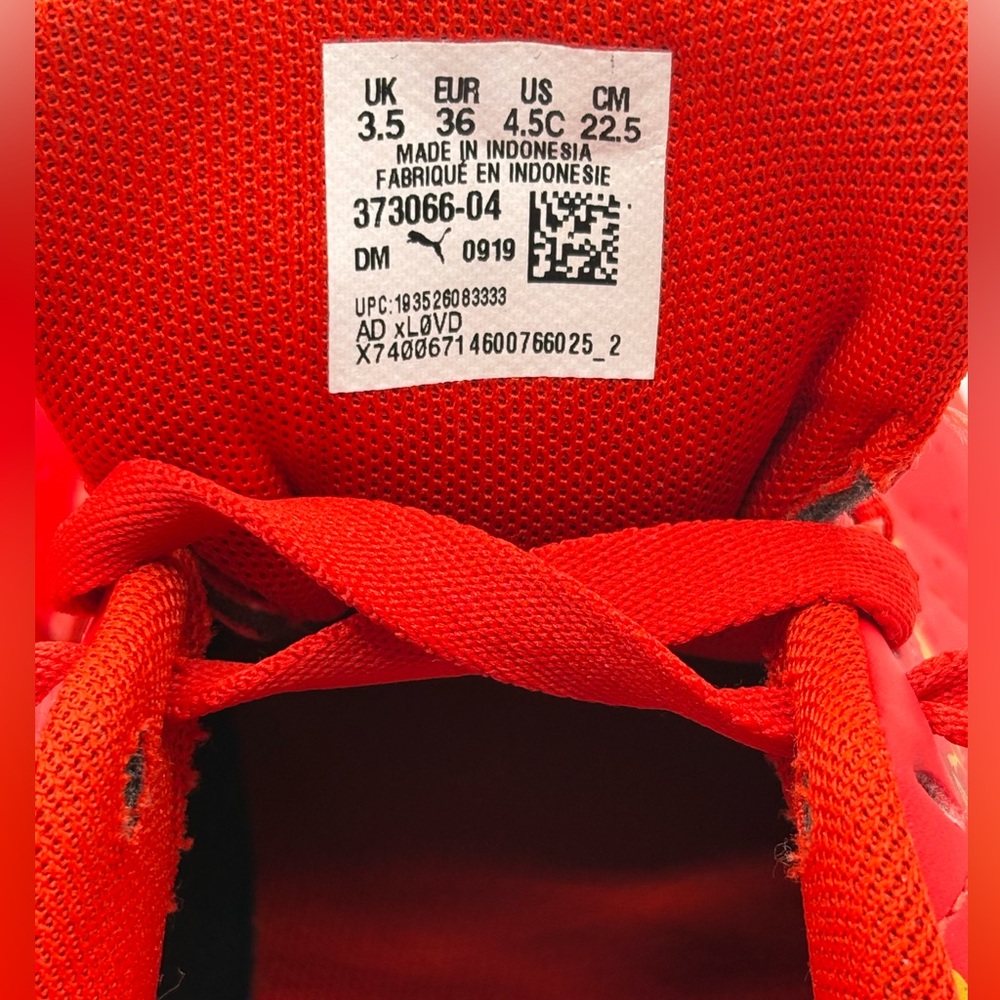 Puma Kids Bold Red Sneakers - Picture 7 of 7